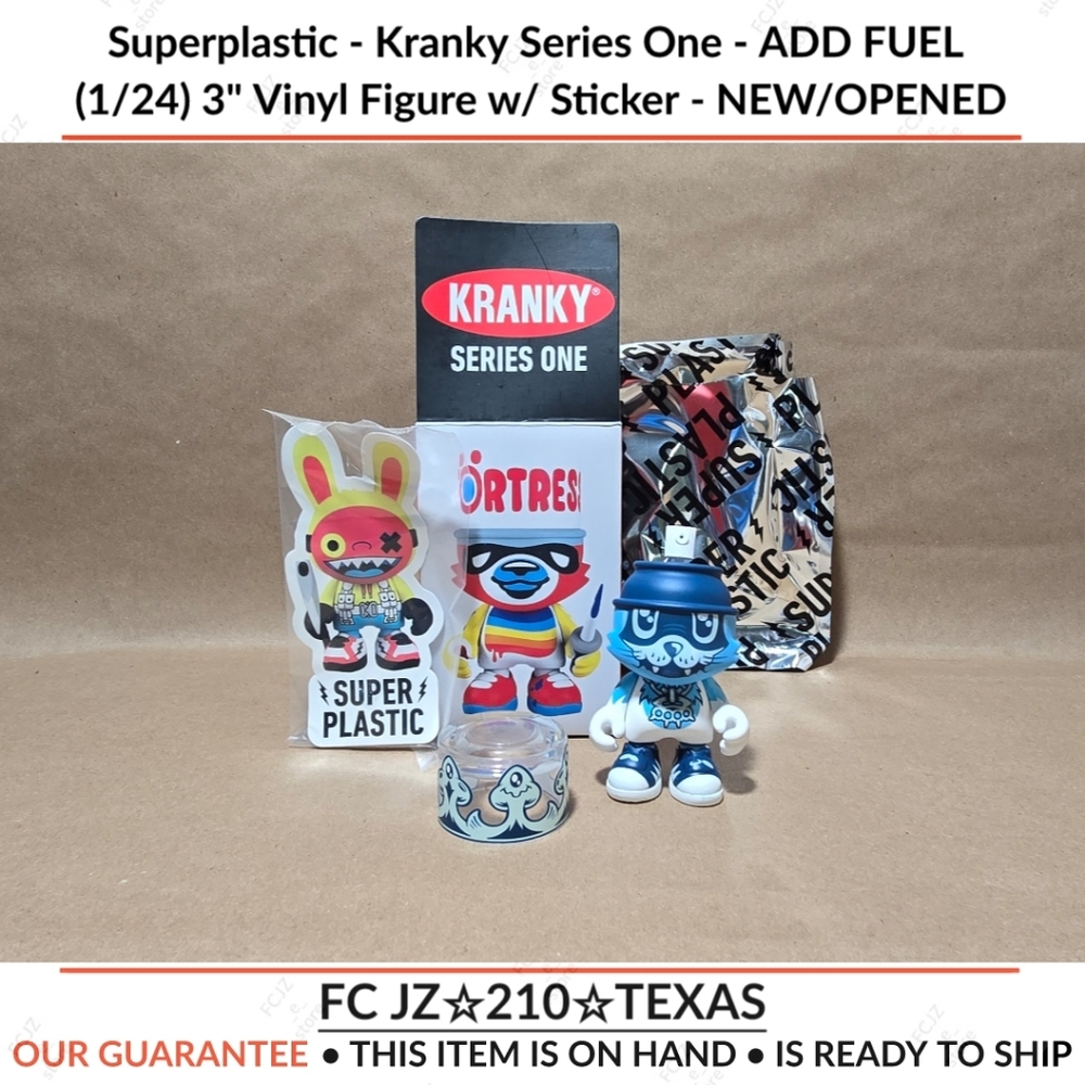 Superplastic - Kranky Series One - ADD FUEL (1/24) 3" Vinyl Figure w/ Sticker...